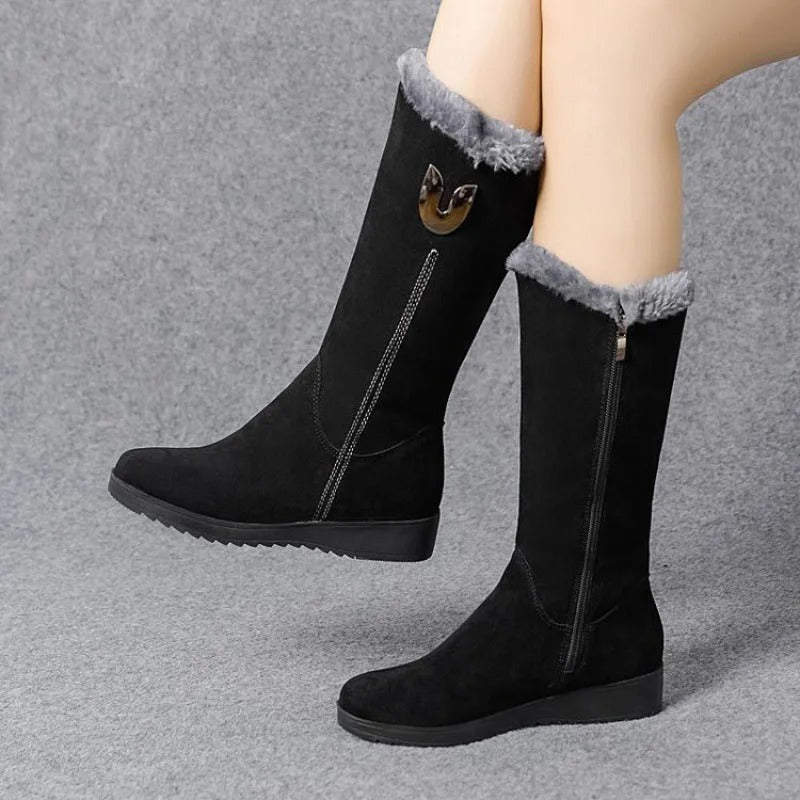 Botas de mujer con pelo alto