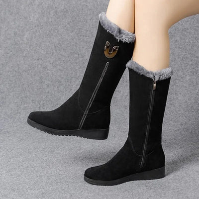 Botas de mujer con pelo alto
