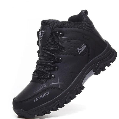 Zapatillas de cuero impermeables para hombre