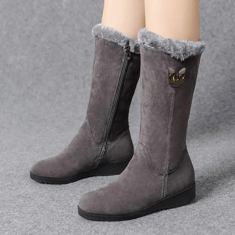 Botas de mujer con pelo alto
