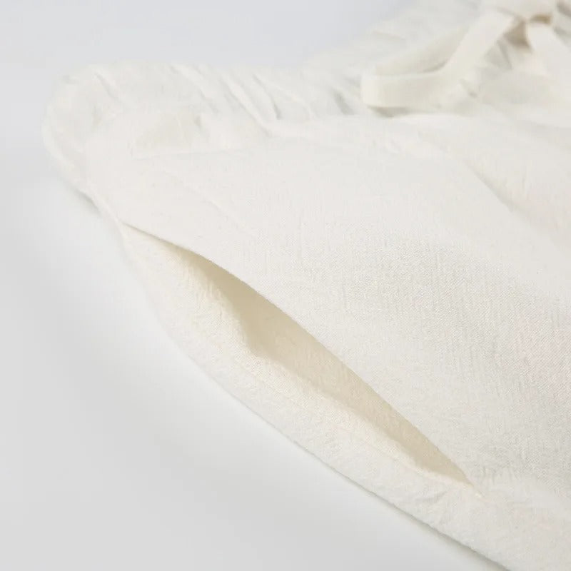 Pantalones de lino de verano para mujer