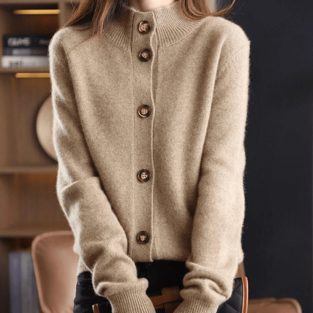 Darla Cardigan in cashmere da donna - Maglia morbida ed elegante dalla vestibilità confortevole