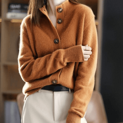 Darla Cardigan in cashmere da donna - Maglia morbida ed elegante dalla vestibilità confortevole