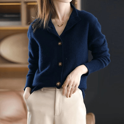 Darla Cardigan in cashmere da donna - Maglia morbida ed elegante dalla vestibilità confortevole
