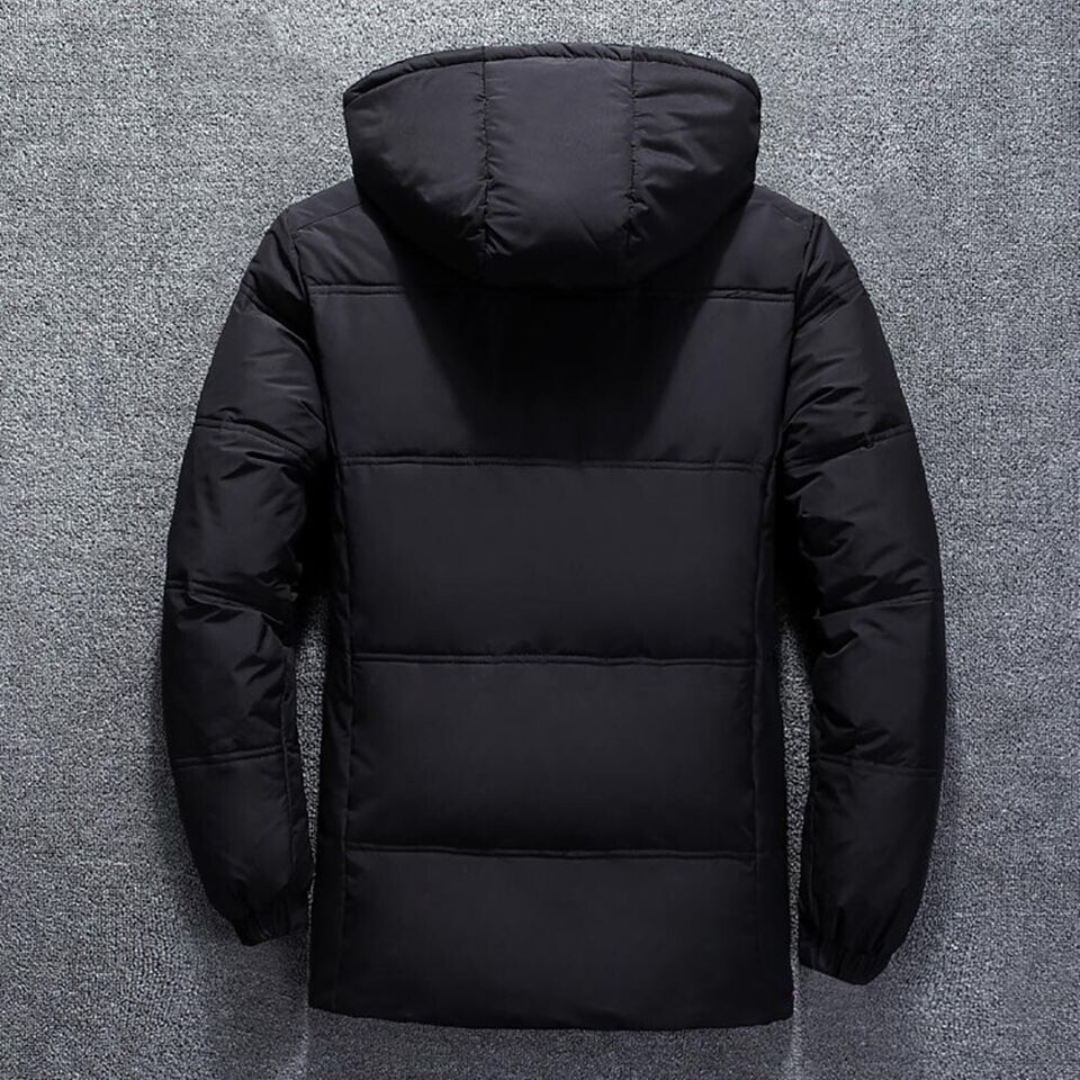 Chaqueta polar con capucha para hombre