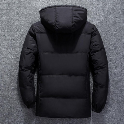 Chaqueta polar con capucha para hombre