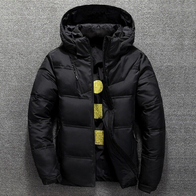Chaqueta polar con capucha para hombre