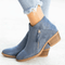 Women's zip boots