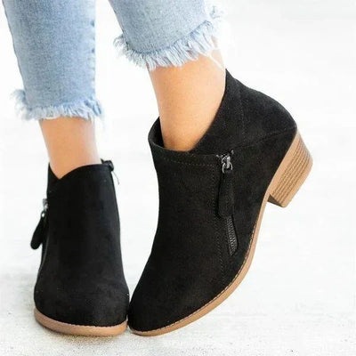 Women's zip boots
