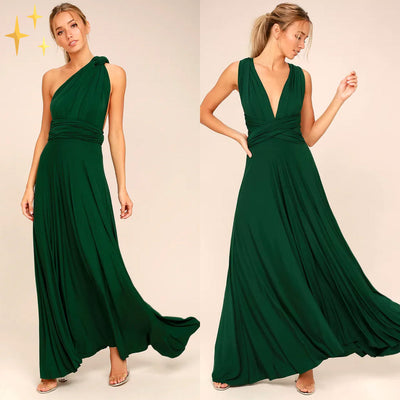 Vestido cruzado de mujer