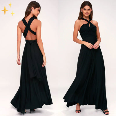 Vestido cruzado de mujer