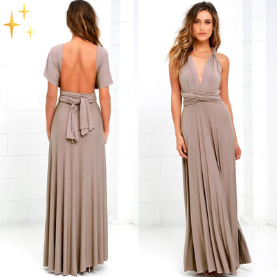 Vestido cruzado de mujer