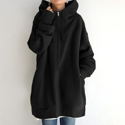 Accogliente maglione invernale con ampio cappuccio - Cassandra