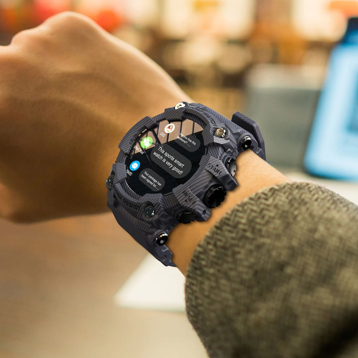 Montre connectée Atlas de qualité militaire 