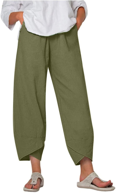 Culottes ligeros de pierna ancha