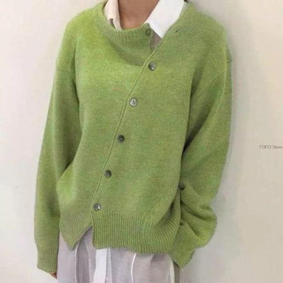 Maglione avvolgente in morbida lana di lusso da donna