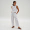 Ensemble de vêtements d'intérieur en lin pour femme pour l'été