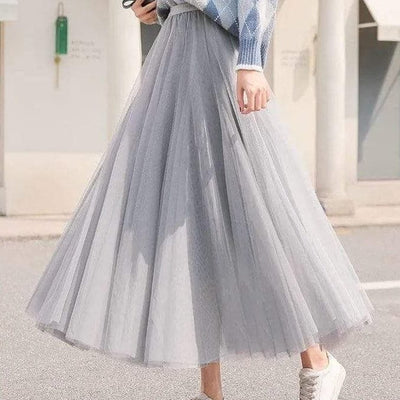 Gonna lunga in tulle