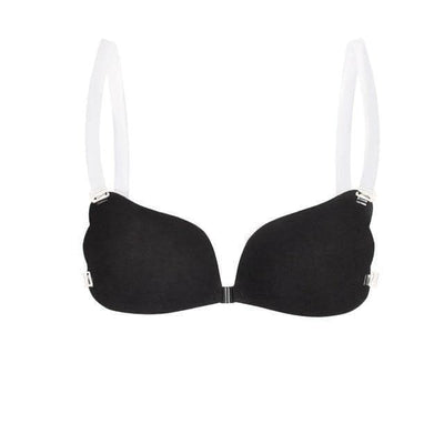 Reggiseno senza cuciture con spalline trasparenti