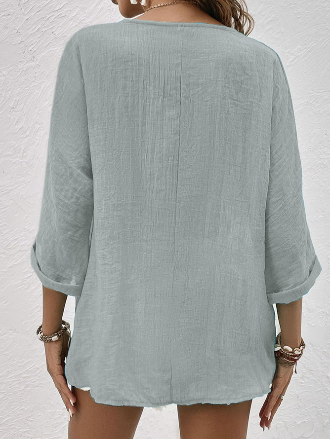 Sarah | Chemise boutonnée en lin léger