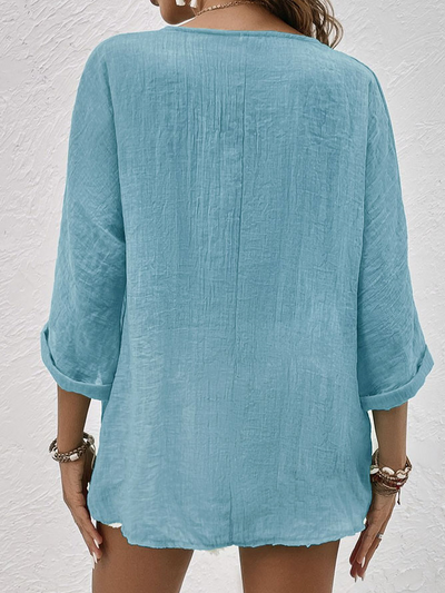 Sarah | Chemise boutonnée en lin léger