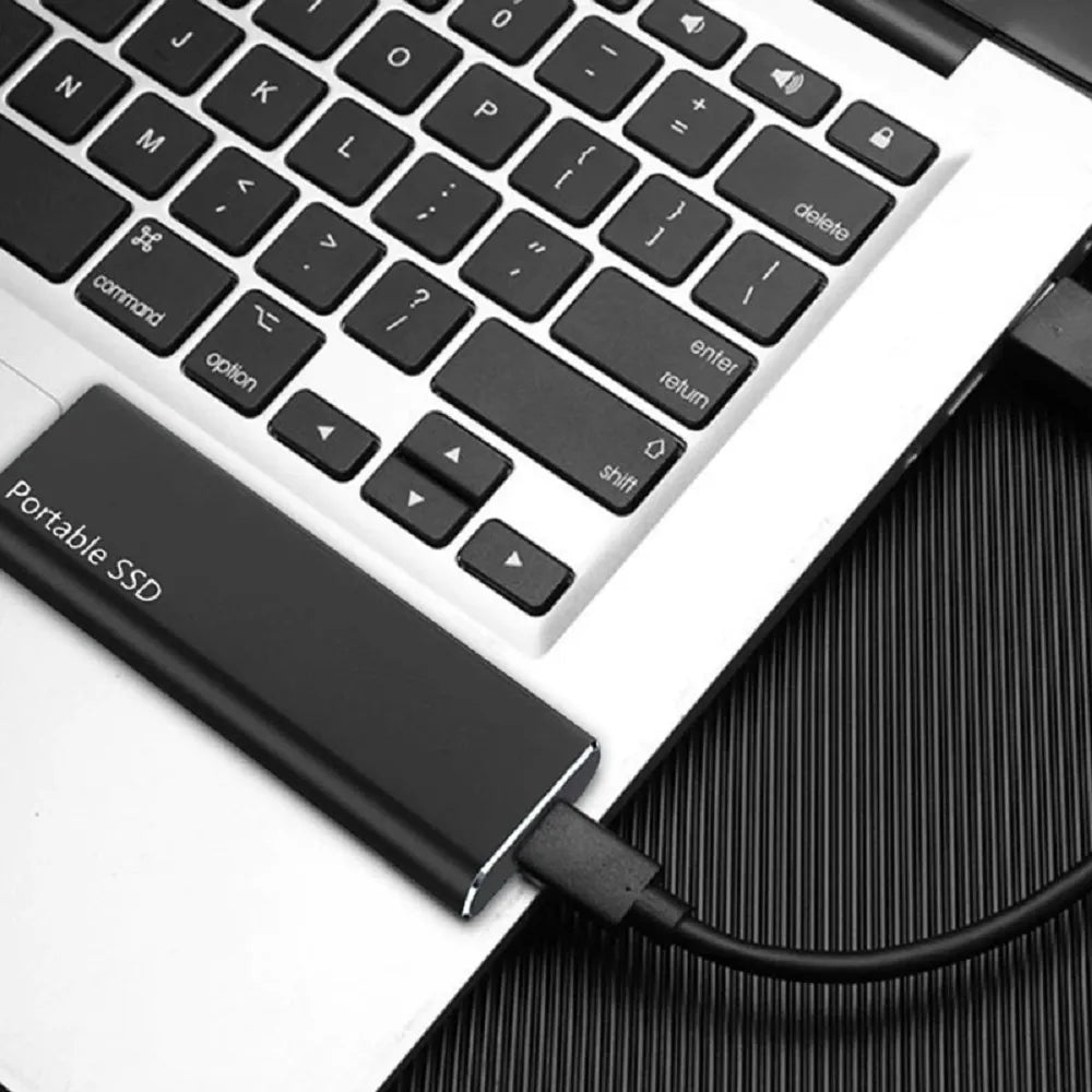 SSD portable avec transfert de données USB-C rapide