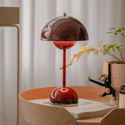 Umbrilight - Lámpara de mesa con pantalla retro
