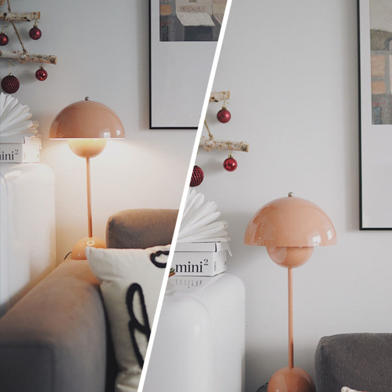 Umbrilight - Lámpara de mesa con pantalla retro