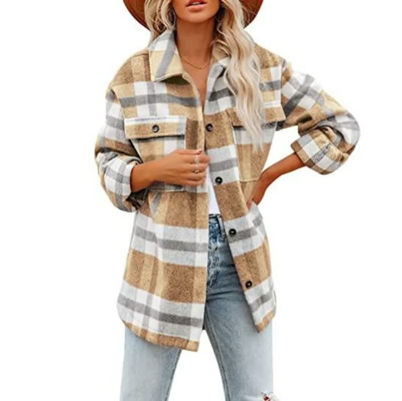 Elegante blusa de pintura mixta de algodón para primavera - mujer