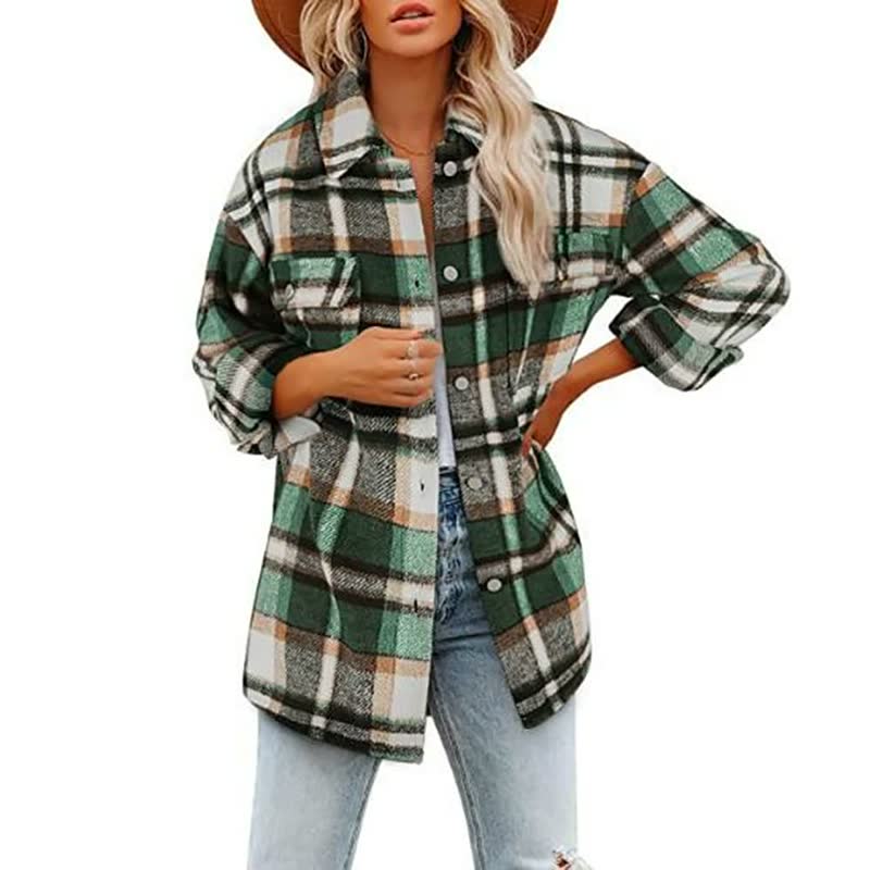 Elegante blusa de pintura mixta de algodón para primavera - mujer