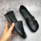 Chaussures en cuir pour femmes avec semelle souple et surface antidérapante