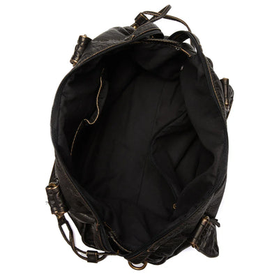 Raquel - Sac à main pour l'école avec bandoulière en cuir rigide