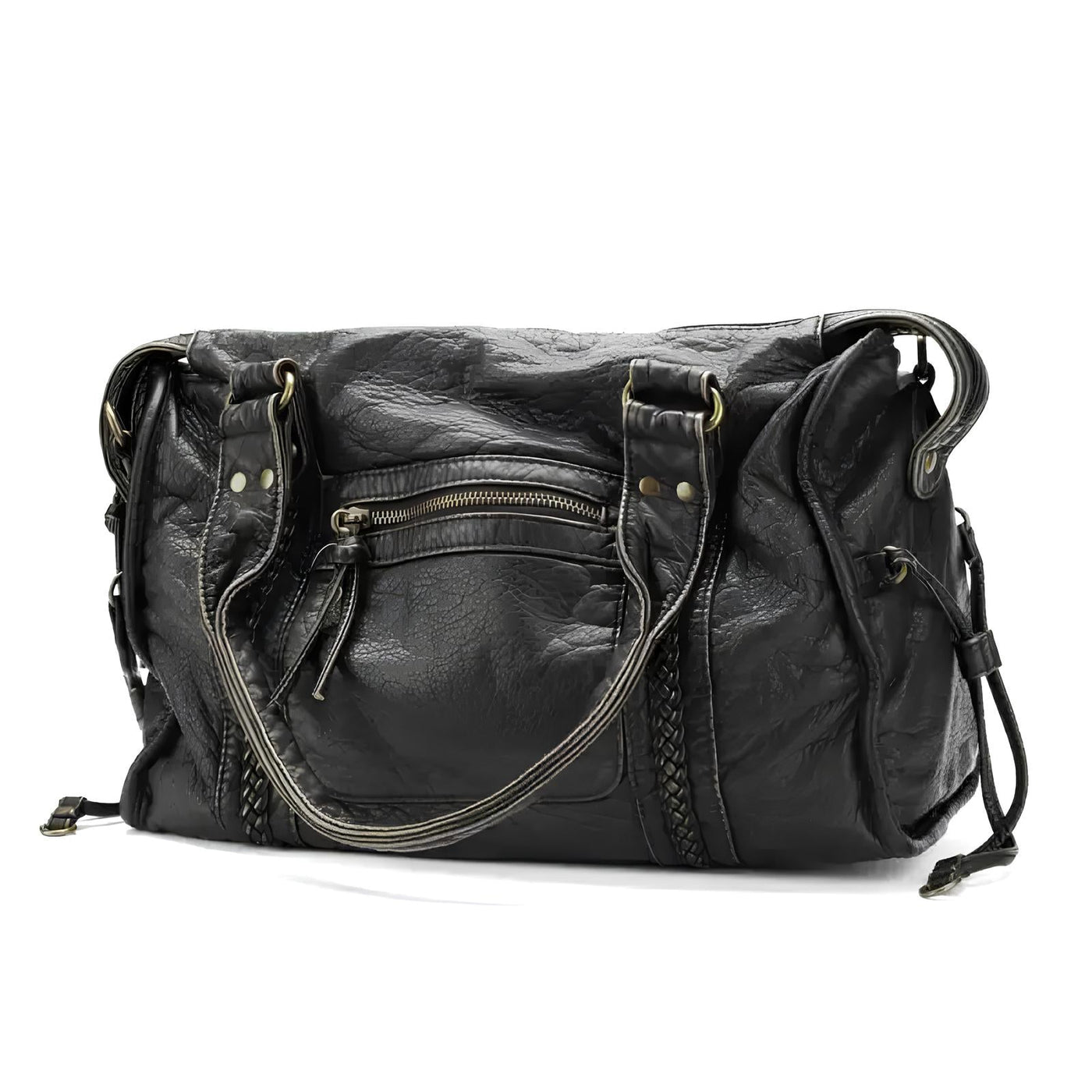 Raquel - Sac à main pour l'école avec bandoulière en cuir rigide