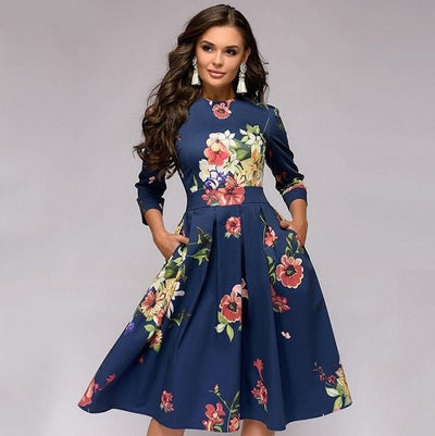 Abito a fiori per donna