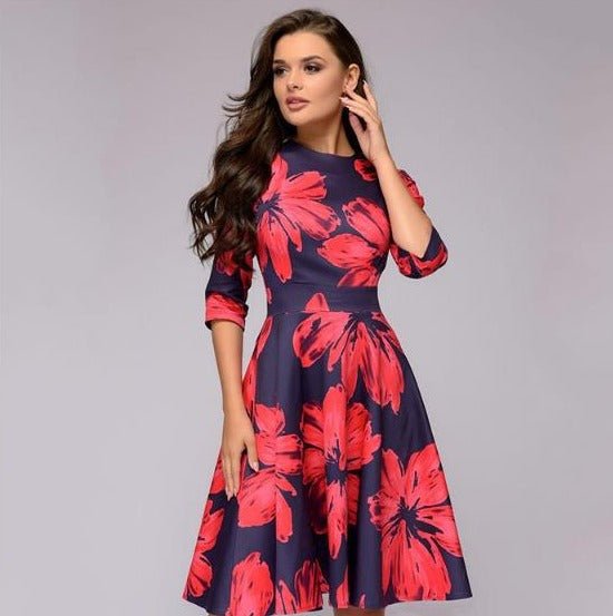 Abito a fiori per donna