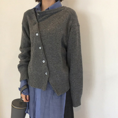 Maglione avvolgente in morbida lana di lusso da donna