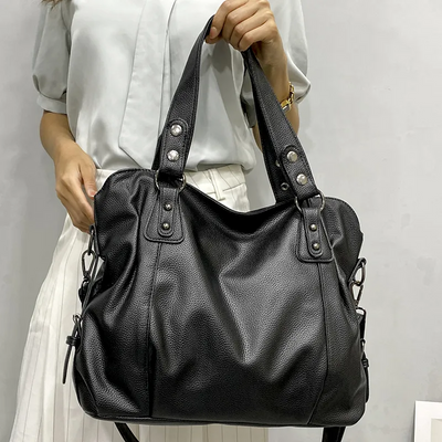 Lunelle - grand sac en cuir souple