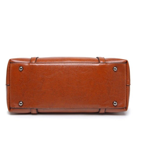 Borsa da donna in pelle - Borsa da lavoro grande ed elegante