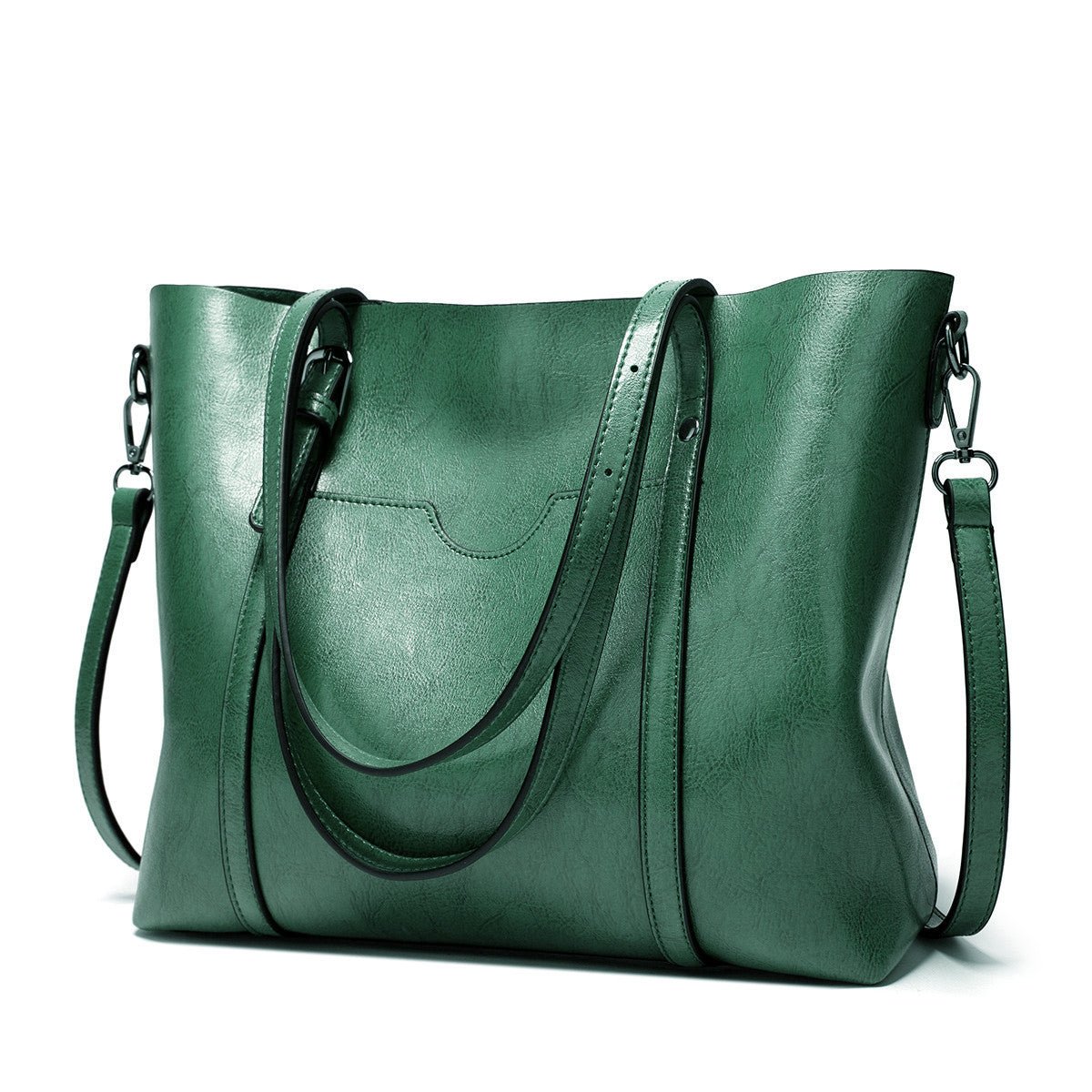 Borsa da donna in pelle - Borsa da lavoro grande ed elegante