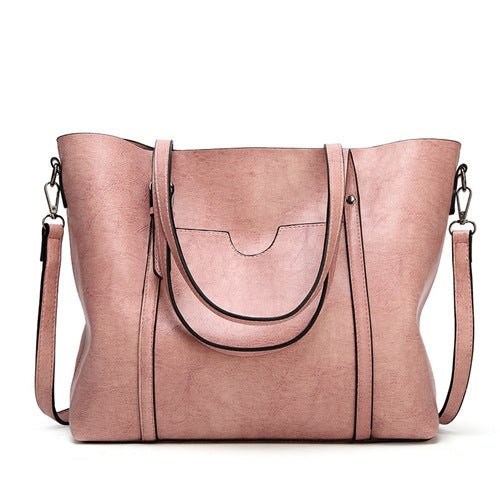 Borsa da donna in pelle - Borsa da lavoro grande ed elegante