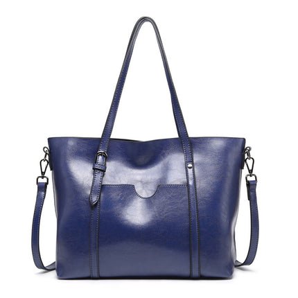 Borsa da donna in pelle - Borsa da lavoro grande ed elegante