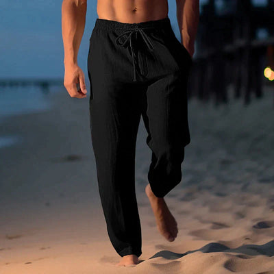Pantalones de lino de verano para hombre - Naville