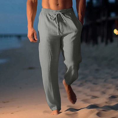 Pantalones de lino de verano para hombre - Naville