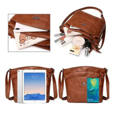 Borsa a tracolla in pelle PU Kollete