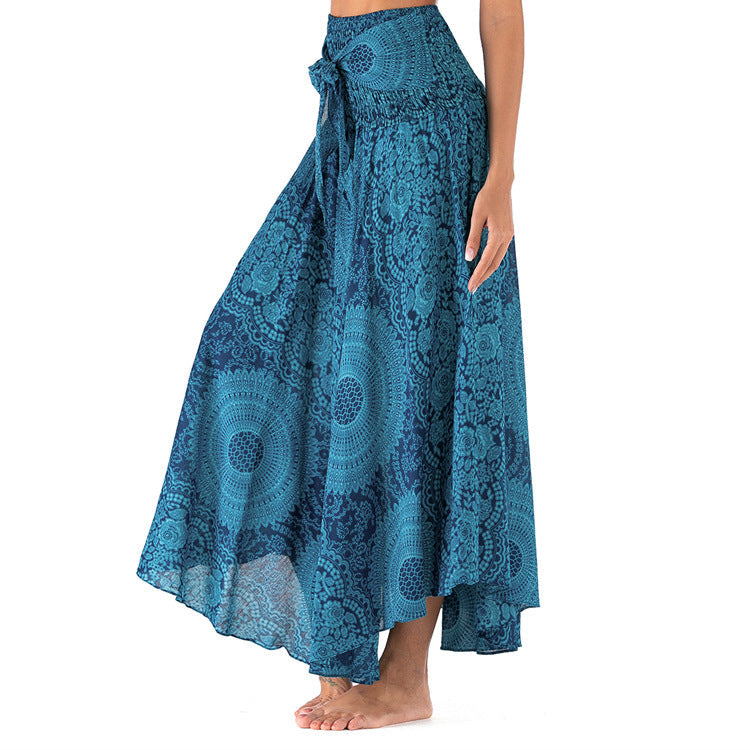 Falda larga de verano bohemia - Theresian