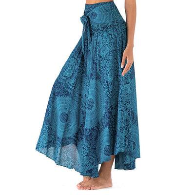 Falda larga de verano bohemia - Theresian