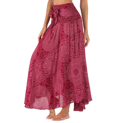 Falda larga de verano bohemia - Theresian