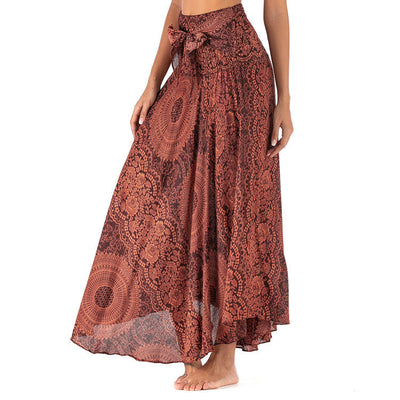 Falda larga de verano bohemia - Theresian