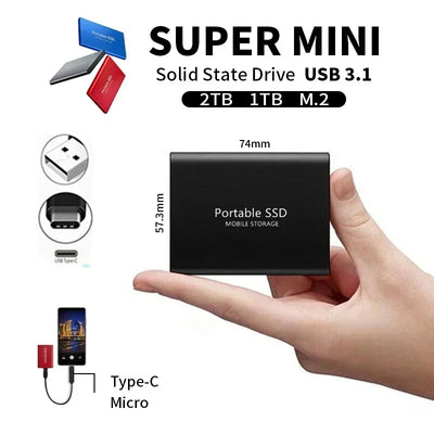 SSD esterno ultraveloce - Velocità e affidabilità compatte