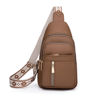 Petit sac à bandoulière pratique pour femme avec de nombreux compartiments
